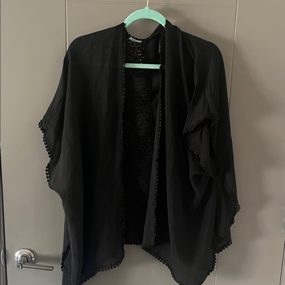 Black Kimono Cardigan